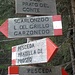Finalmente indicazioni lignee "OLD STYLE" all'Alpe Prato del Conte... :-)<br />Anche qui faremo una pausa...