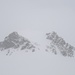 Pollux; oben auf dem Schneegrat sind zwei Seilschaften zu erkennen.