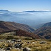 Blick hinunter zur Ljubotenhütte