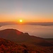 Sonnenuntergang über dem Ohridsee