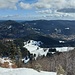 Ausblick in das Tal, auf die Abstiegsroute und bis zu den Hegauvulkanen.Alpensicht gab es heute nicht. 