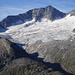 der wunderschöne Turnerkamp(3418m) mit dem langen Ostgrat; nach rechts runter zieht der SEHR alpine NW-Grat; rechts die Roßruggspitze(3303m)