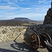 Ein letzter Blick von der Burg Szigliget auf Badacsony