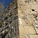 Particolare delle mura del castello di San Lorenzo.