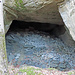Diese Kaverne zeigt eindrücklich das mögliche Ausmass der Erosionen.
