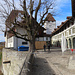 Auf der Terrasse vom Schloss Burgdorf.