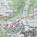 Approximate route.<br />Map source: swisstopo / geo.admin.ch