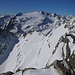 Cristallina (2911,7m): Gipfelausblick nach Südwesten zum Basòdino (3272,7m).
