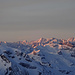 Klarer Weitblick zu den hohen Bergen