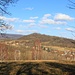 Blick zum Klobouk, im Vordergrund Děčín XXIV - Krásný Studenec (Schönborn)