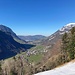 Ausblick ins Engelbergertal - mit unserem (Start-) und Zielort Wolfenschiessen