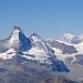 Matterhorn und Mont Blanc