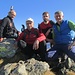 Sulla Cima Sasso. Da sinistra: Gigi, Mario, Fabio, io.