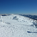 Gipfelblick nach Osten zur Schneekoppe vom Harrachovy kameny