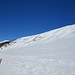 Beginn der Skitour bei Tschuggen