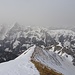 miserable Fernsicht heute: Gipfelblick übers Kiental