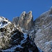 Türme neben dem Chli Ruchen von Brunni aus fotografiert