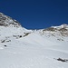 Die Skiroute zum Piz Sagliaint/Piz Tschüffer führt hier steil hinauf.