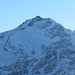 Piz Bernina mit Biancograt im Zoom