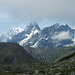 Mont Blanc, Grand Jorasse, Arête de Rochefort? Deant de Géant? und der Zacken nach der Senke ganz rechts?