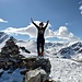 Karin auf dem Piz Lad