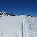 Die letzten Meter zum Gipfelsteinmann