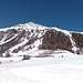 Der Anstieg zum Piz Padella beginnt auf der Piste oberhalb von Samedan.