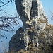 La particolare roccia denominata l' Omenet...