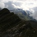 Aussicht vom Bonistock (2168,6m) zum Tannenschild (2182m), meinem nächsten Gipfelchen auf der Gratbergtour.
