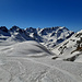 Das Hochplateau oberhalb von "Enge" bietet grandiose Winterlandschaft - der gegenüberliegende Schollberg ist auch ein Skigipfel