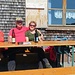 Einkehr vor dem Schlussabstieg