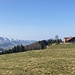 über den flachen Grasrücken ...