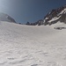 Anstieg über den Gletscher