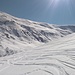 Ein langer Rücken führt zur Lärchspitze (links außerhalb des Bildes gelegen)