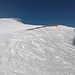 Schlussanstieg mit Skier zum Gipfel