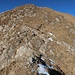 Der Gipfelaufbau des Monte Ziccher.