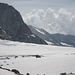 Konkordiaplatz, Tagesziel Konkordiahütte in Sicht, heute ca. 100 m über dem Gletscher