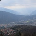 Blick zwischen Monte Rosso und Monte Orfano hindurch ins Val d'Ossola.