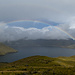Wunderschöner (doppelter) Regenbogen beim Abstieg - der See lädt zum Baden ein ;)