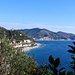 Vista su Noli con il castello di Monte Ursino