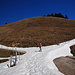Schnee an der Kohlenrieder Alm