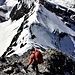 Schwandnergrat, 2 steigen gerade aus dem Chalttäli aus