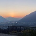 Sonnenuntergang hinterm Lago Maggiore | Verbano