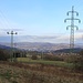 Leitungstrasse, Blick nach Děčín