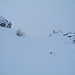 Kurz vor Stäfeli: Während des Aufstiegs über die Alpstrasse schneite es immer wieder. 