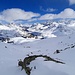 Schon wieder im Anstieg auf den zweiten Gipfel: den Piz Scalotta - das Wetter wird ständig besser!