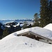 gut eingeschneite Schreckalm