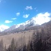 Blick voraus beim Anmarsch oberhalb des Val Sinestra