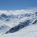 Zoomaufnahme Richtung Süden zu 3000ern der Livigno-Alpen
