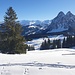Skigebiet vom Brunni/Alptal mit den Mythen